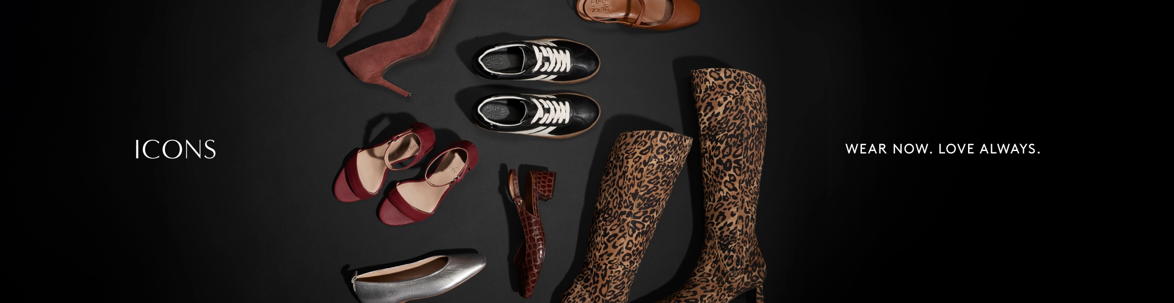 Icons. Wear now.  Love always.