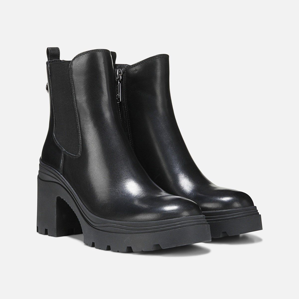 Bottines Ankle Boots Femme Naturalizer Pointure 8.5 M - Noir Suédé, Talon Plat, Occasion