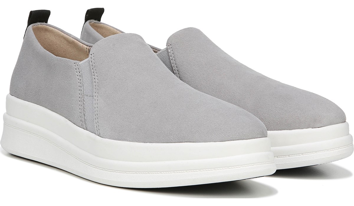 Icy Grey Suede Sneakers | Naturalizer 