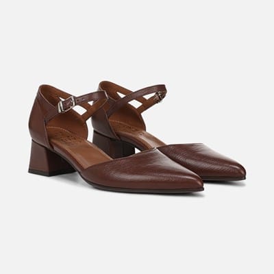Naturalizer Damen Pixie Mary Jane Pumps Mit Blockabsatz - Stylischer Schnallenverschluss & Contour+ Comfort