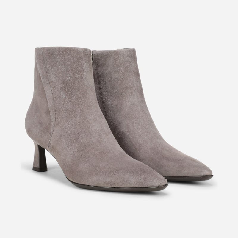 NAT Naturalizer Deesha Bootie Boots (Fog Stone Grey Suede/Faux Leather) Size 12.0 W