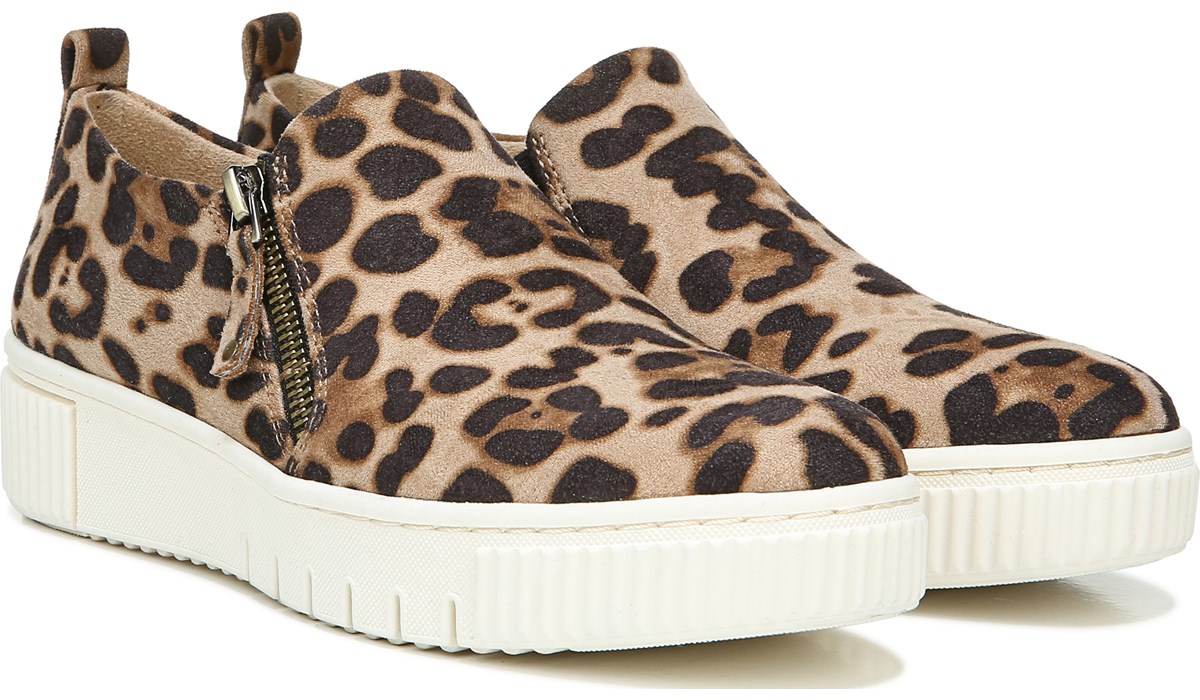 cheetah print slip on sneaker
