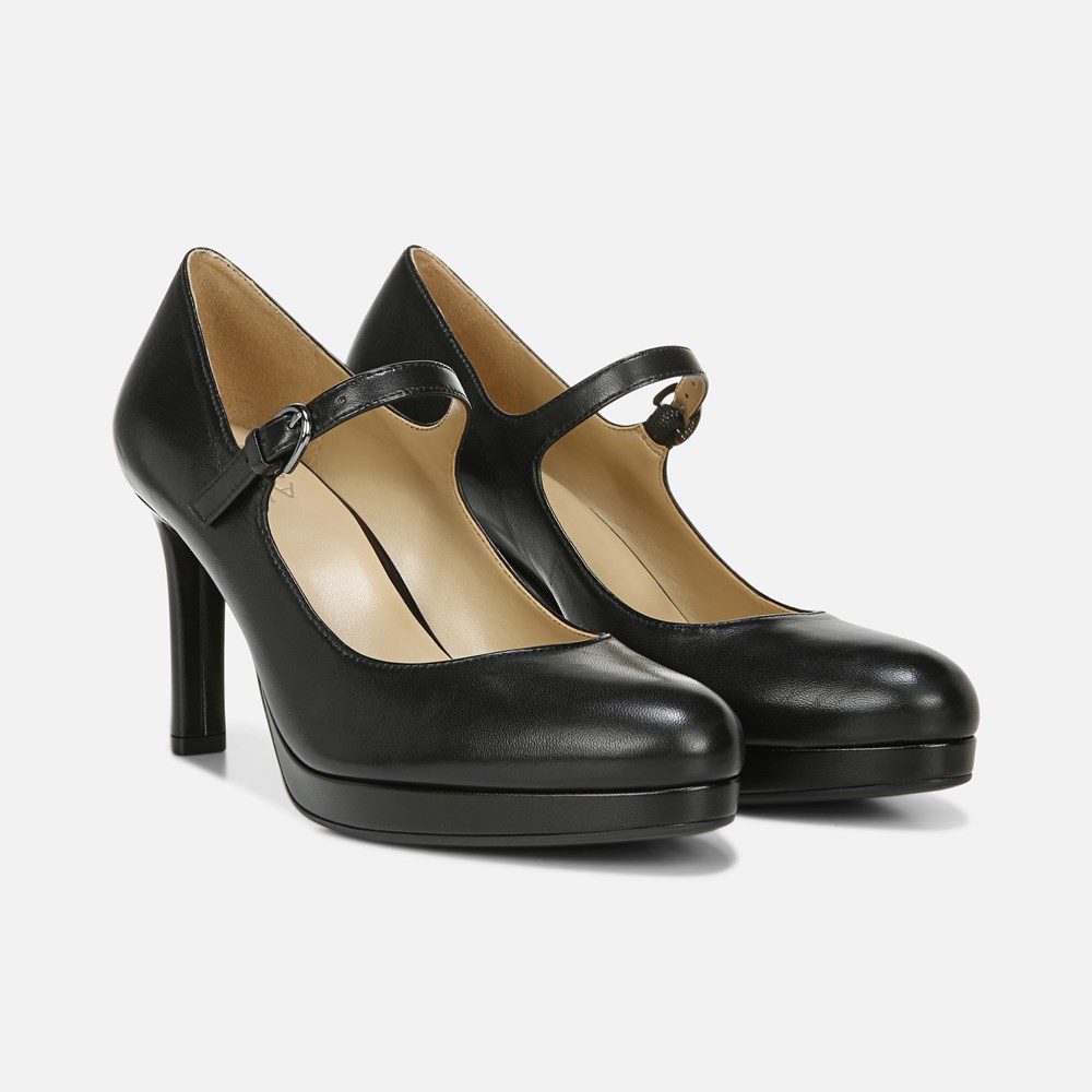 ASOS Penny Platform Mary Jane Heeled Shoes in Black | Lyst-thanhphatduhoc.com.vn